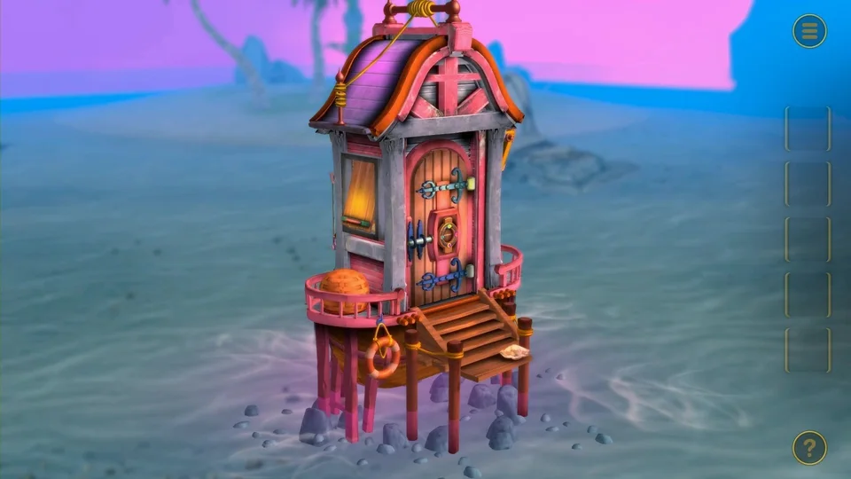 Doors Paradox Chapter 3 Level 3 Fishing Cabin real gameplay diorama