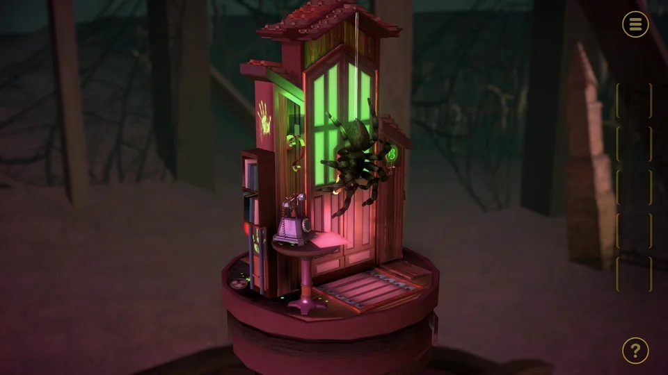 Doors Paradox Chapter 3 Level 16 Scary Spiders real gameplay diorama