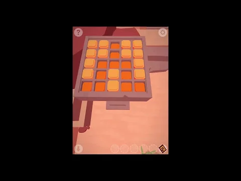 Faraway Puzzle Escape Level 1 Peg Pattern and Portal Tile desert temple gameplay
