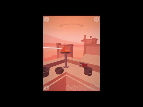 Faraway Puzzle Escape Level 11 Four Towers and Laser Pyramids desert temple gameplay