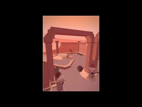 Faraway Puzzle Escape Level 17 Knight Boards and Twin Lasers desert temple gameplay