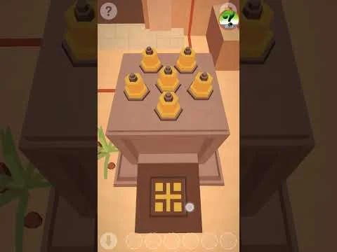 Faraway Puzzle Escape Level 3 Golden Bolts and Bridge Grid desert temple gameplay