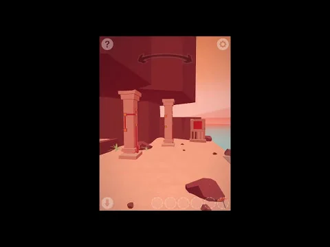 Faraway Puzzle Escape Level 7 Pillar Shapes and Pickaxe Stair desert temple gameplay