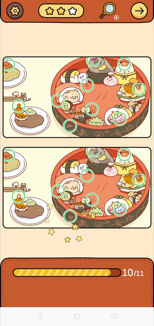 Find Out Differences reference 10 Feast Table real gameplay