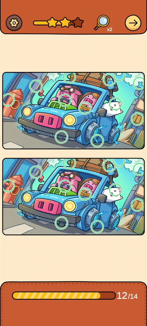 Find Out Differences reference 12 Monster Road Trip real gameplay