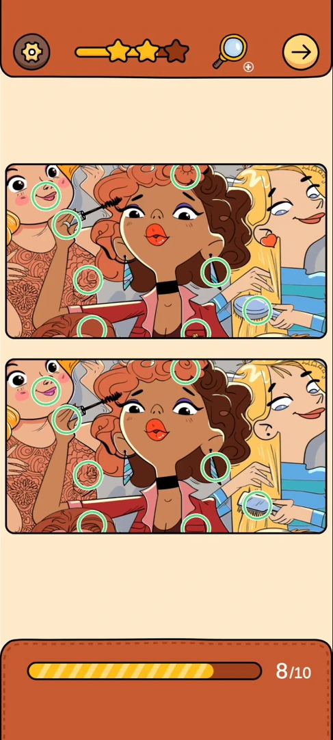 Find Out Differences reference 15 Friends at the Cinema real gameplay