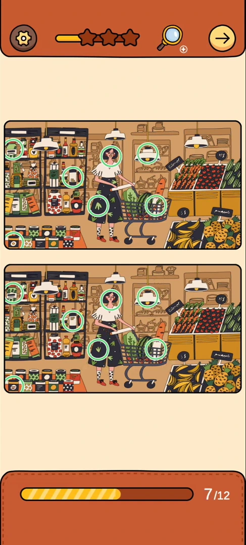 Find Out Differences reference 20 Grocery Shop real gameplay