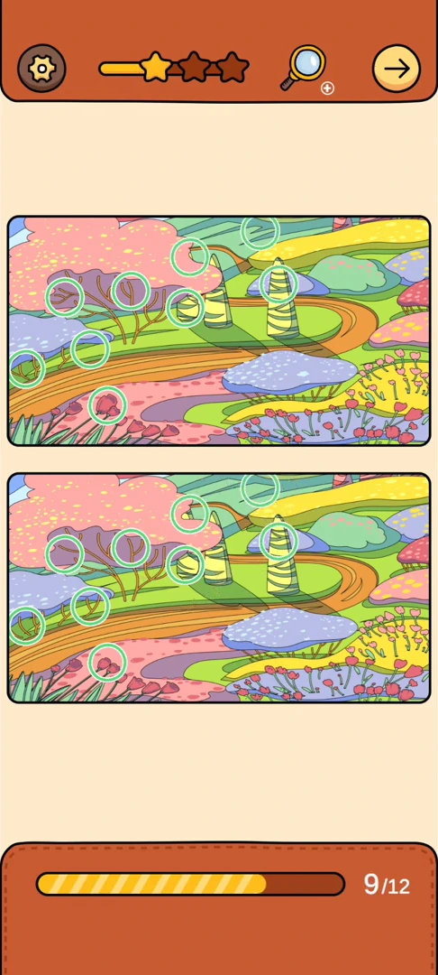 Find Out Differences reference 26 Alien Landscape real gameplay