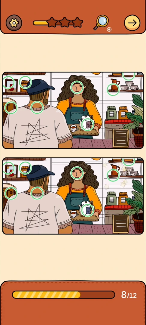 Find Out Differences reference 34 Cafe Counter real gameplay