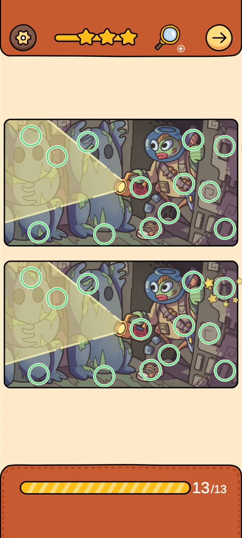 Find Out Differences reference 38 Fish Explorer's Flashlight real gameplay