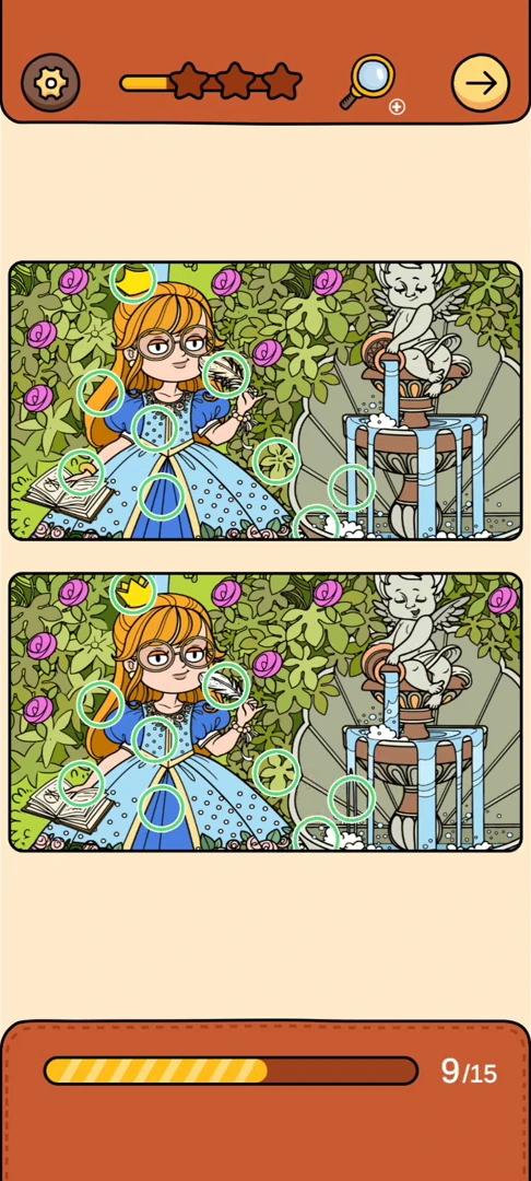 Find Out Differences reference 44 Alice and the Chess Piece real gameplay