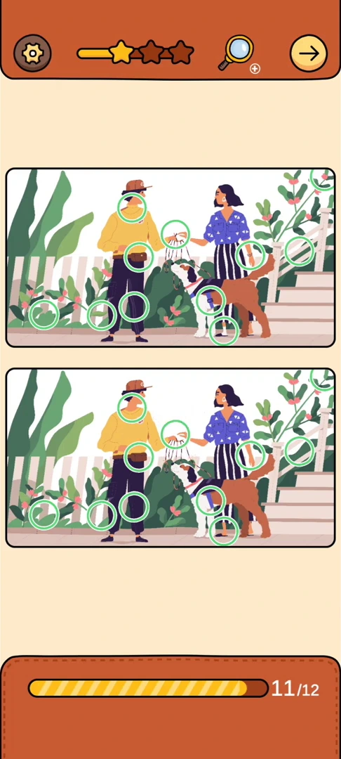 Find Out Differences reference 48 Flower Shop Walk real gameplay
