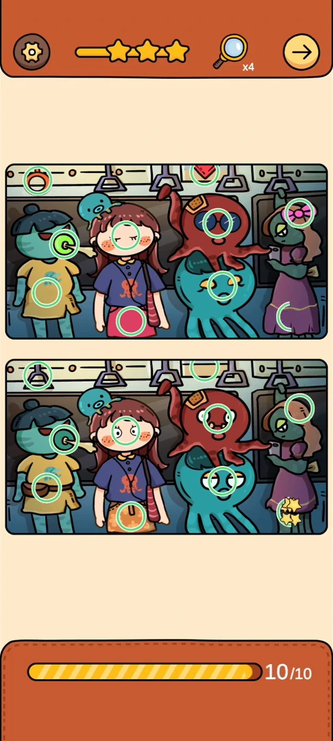 Find Out Differences reference 5 Plush-Monster Collection real gameplay