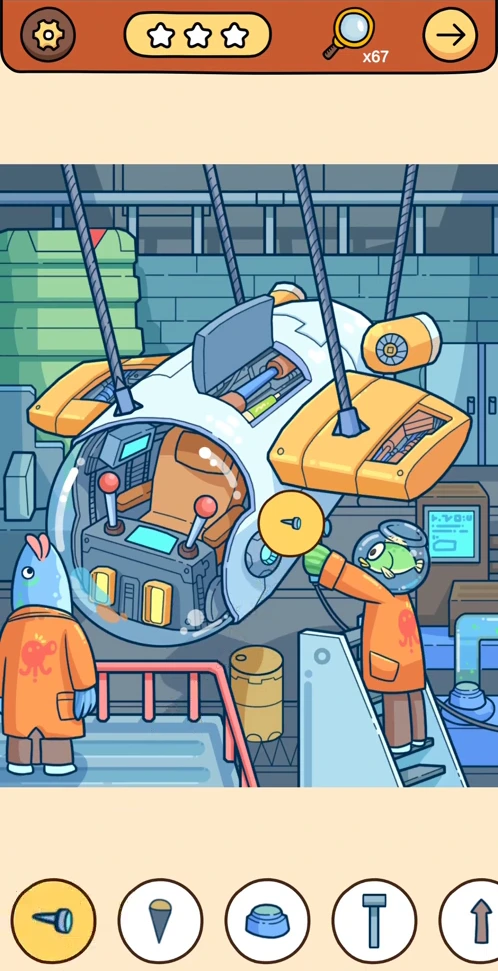 Find Out Hidden Objects reference chapter 1, scene 5 Space Cockpit real gameplay