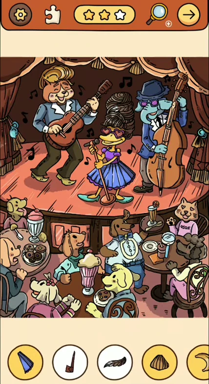 Find Out animal story reference 10, hidden-objects Animal Band real gameplay