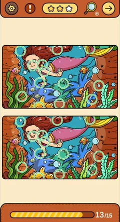 Find Out ocean story reference 5, differences Mermaids and the Sea Turtle real gameplay
