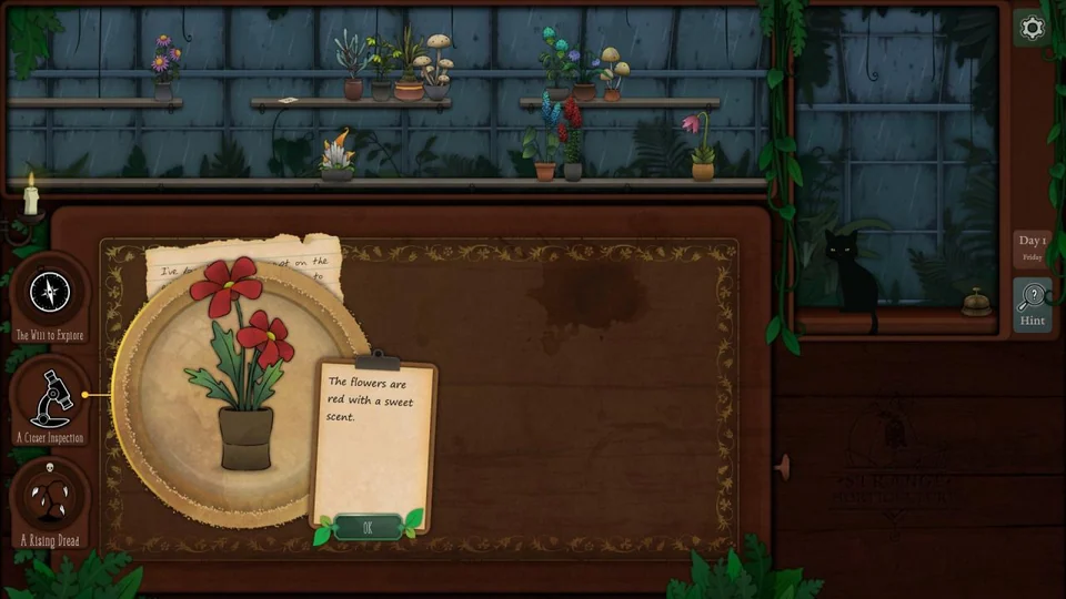 Strange Horticulture Learn the Desk and Collect Early Plants real gameplay