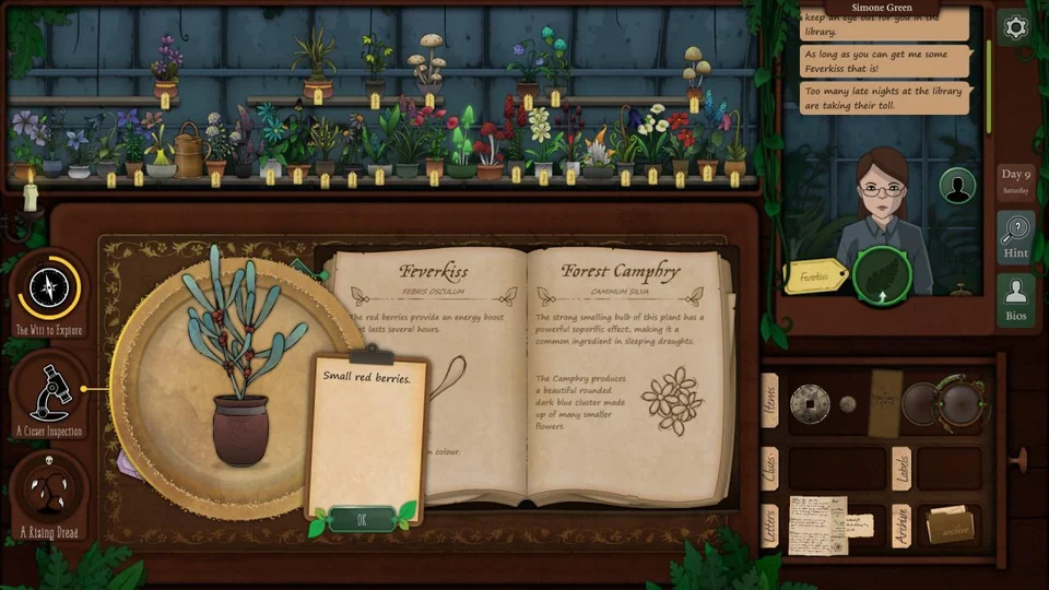 Strange Horticulture Day 9 Bryer's Disk and Dead Man's Fingers real gameplay