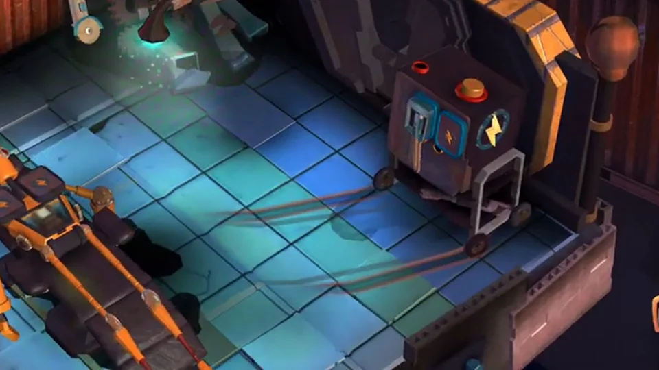 Tiny Robots Recharged Level 10 On The Edge real gameplay diorama