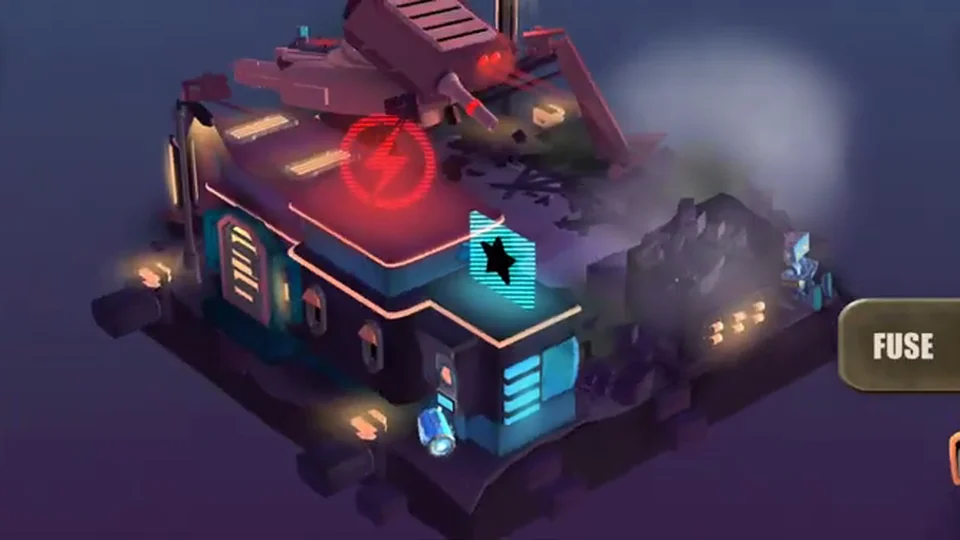 Tiny Robots Recharged Level 14 Spider Bot real gameplay diorama