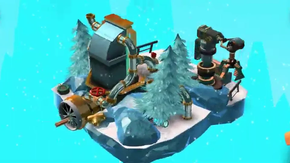 Tiny Robots Recharged Level 22 Grab & Squeeze real gameplay diorama