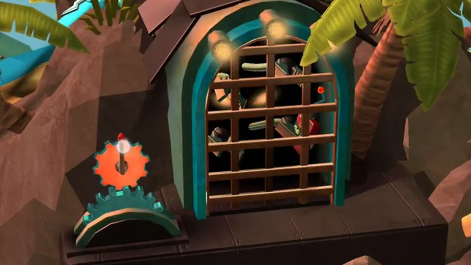 Tiny Robots Recharged Level 25 Hidden Monsters real gameplay diorama