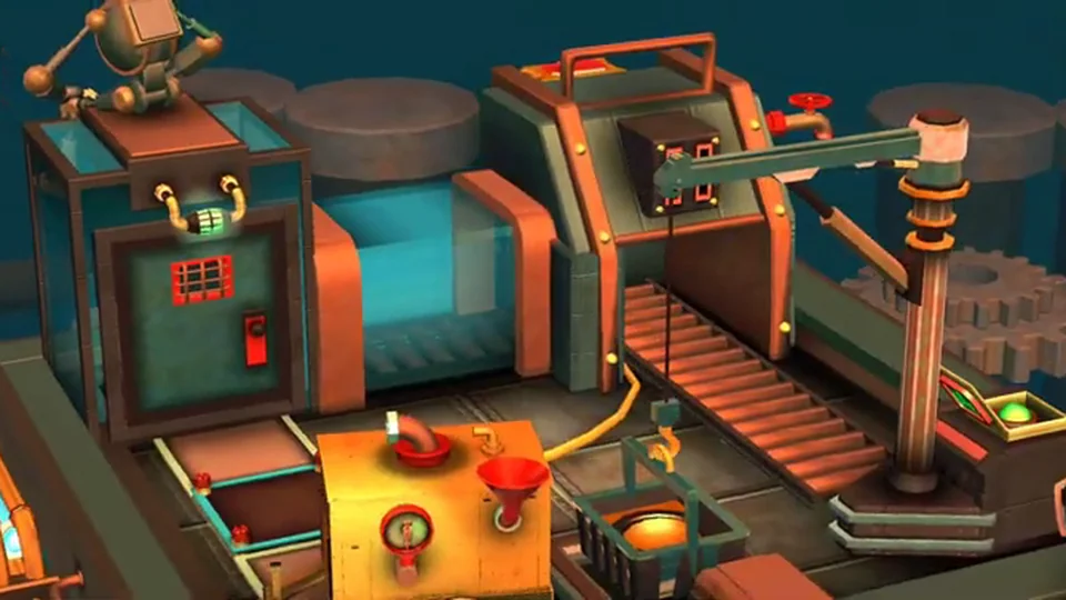 Tiny Robots Recharged Level 30 Deadly Delivery real gameplay diorama