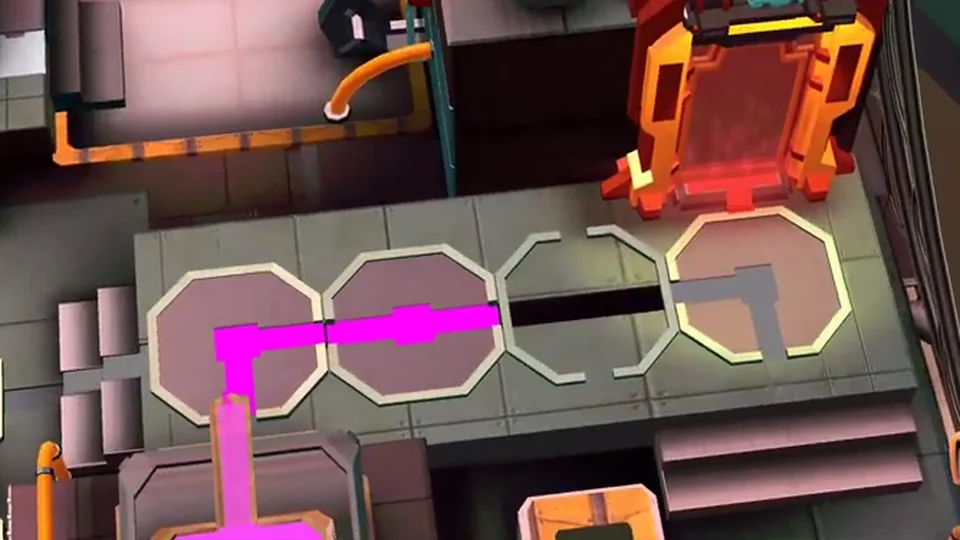 Tiny Robots Recharged Level 42 Plasma Problem real gameplay diorama