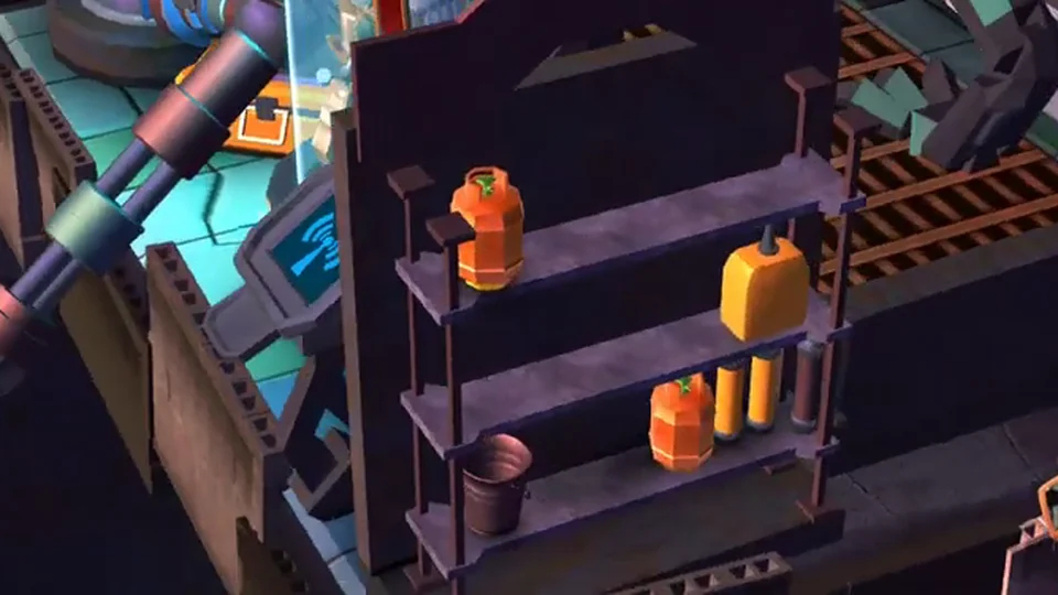 Tiny Robots Recharged Level 9 Dynamic Dino real gameplay diorama