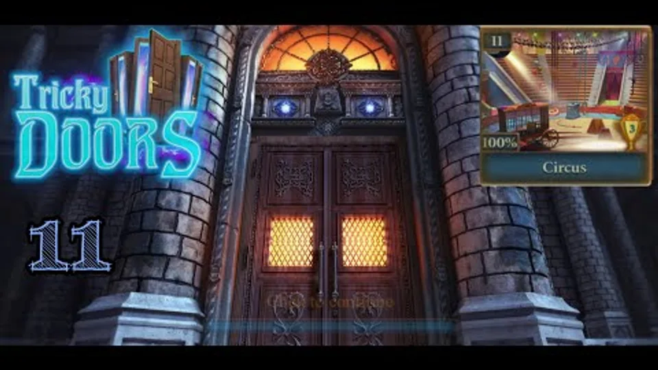 Tricky Doors Level 11 Circus walkthrough gameplay