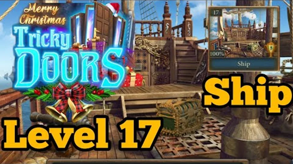 Tricky Doors Level 17 Ship walkthrough gameplay