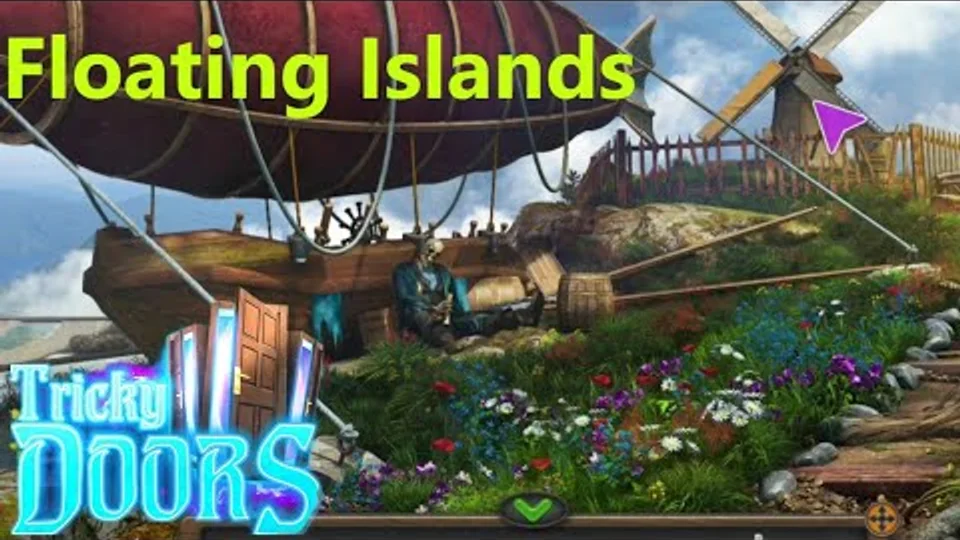Tricky Doors Level 4 Floating Islands walkthrough gameplay