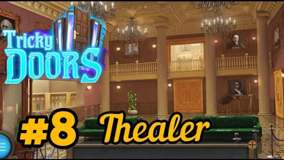 Tricky Doors Level 8 Theater walkthrough gameplay