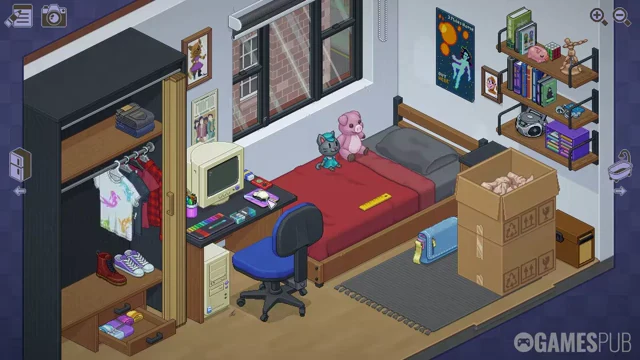 Unpacking Year 2 2004 — University Dorm real gameplay